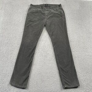 Vince Corduroy Pants Mens 36 Gray M2797-2299 Stretch Cotton Five Pocket Casual